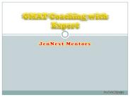 Planning For GMAT with GMAT Coaching in Delhi