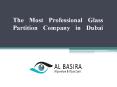 The Most Trusted Glass Room Company in Dubai PowerPoint PPT Presentation
