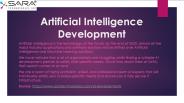 Artificial Intelligence Development Services