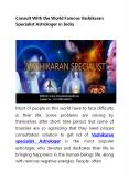 Vashikaran specialist astrologer | World famous Vashikaran Specialist Astrologer PowerPoint PPT Presentation