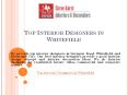 Top Interior Designers in Whitefield PowerPoint PPT Presentation