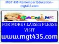 MGT 435 Remember Education--mgt435.com PowerPoint PPT Presentation