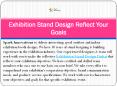 Exhibition Stand Design Reflect Your Goals PowerPoint PPT Presentation