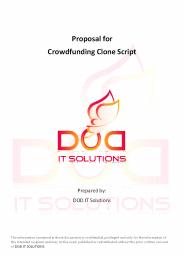 Kick Starter Fundraiser Clone | Fundraiser Script | DOD IT Solutions.