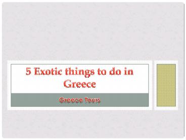 Honeymoon Tour packages Greece from India, Delhi, Mumbai