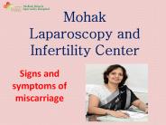 Signs and symptoms of miscarriage