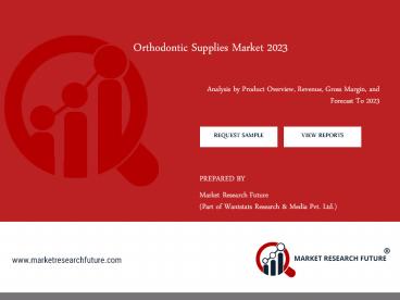 Orthodontic Supplies Market Research Report – Global Forecast till 2023