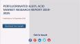Perfluorinated Alkyl Acid Market Research Report 2019-2025 PowerPoint PPT Presentation