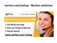 norton.com/setup - Norton antivirus