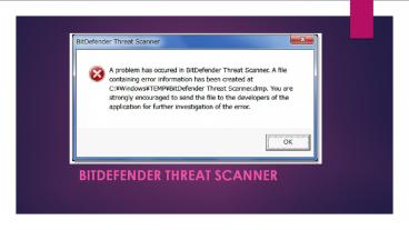 How to Fix Bitdefender Threat Scanner