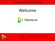 Employment Integrity Testing