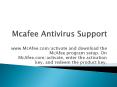 mcafee.com/activate Enter Mcafee Antivirus PowerPoint PPT Presentation