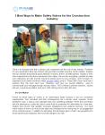3 Best Ways to Make Safety Videos for the Construction Industry PowerPoint PPT Presentation