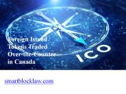 Prospectus Exemption Options for Blockchain Businesses