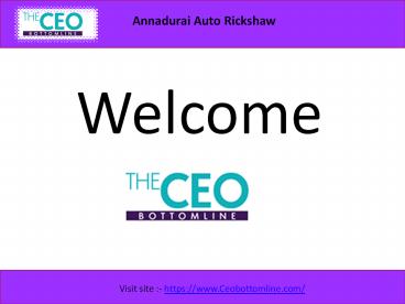 Annadurai Auto Rickshaw