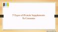 5 Types of Protein Supplements To Consume PowerPoint PPT Presentation