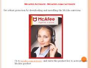 Download, Install and Activate McAfee Antivirus (1)