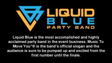 Corporate Events Party Live Band Los Angeles - Liquid Blue