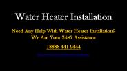 Water Heater Installation