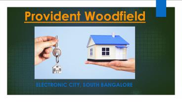 Provident Woodfield New Residential Plots