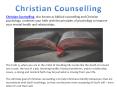 Christian Counselling PowerPoint PPT Presentation