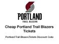 Portland Trail Blazers Tickets Cheap