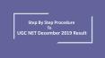 Download UGC NET December 2019 Result PowerPoint PPT Presentation