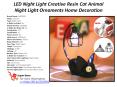 LED Night Light Creative Resin Cat Animal Night Light Ornaments Home Decoration PowerPoint PPT Presentation
