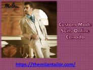 Custom Made Suits Online Canada | Custom Made Suits Canada