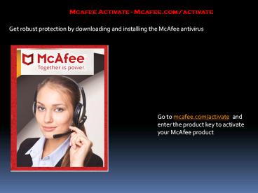 Activate MacAfee Antivirus In Our Laptop & Computer