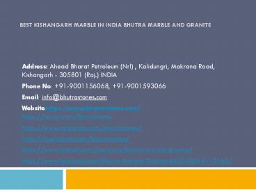 Best Kishangarh Marble in India Bhutra Marble and Granite