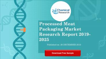 Processed meat packaging market research