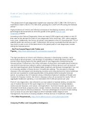 Global Point of Care Diagnostics Market