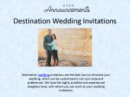 Destination Wedding Invitations