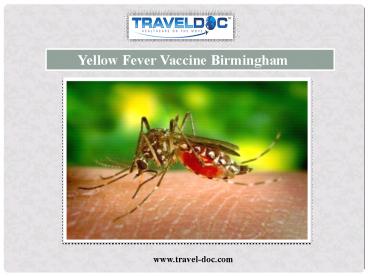 Yellow Fever Vaccine Birmingham