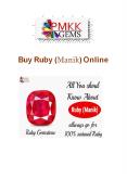 Ruby Price Online @ Wholesle || Rashi Ratan Jaipur