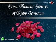 Seven Famous Sources Of Ruby Gemstone