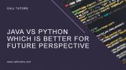 Java vs python which one is the best