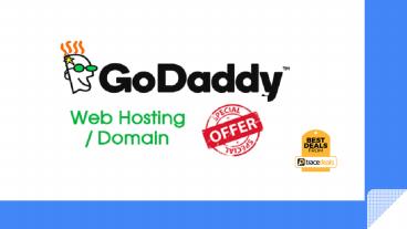 Godaddy offers