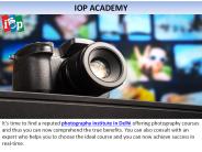 Photography Institute in Delhi