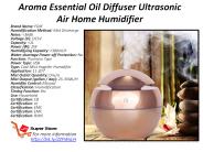 Aroma Essential Oil Diffuser Ultrasonic Air Home Humidifier