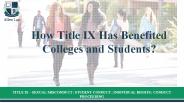 How Title IX Has Benefited Students?