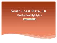 South Coast Plaza, CA