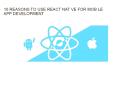 React Native App Development Company in USA PowerPoint PPT Presentation