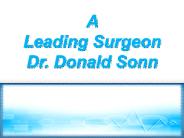 A leading surgeon dr donald sonn
