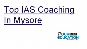 Top IAS Coaching in Mysore (2)