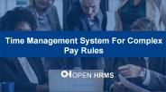 Time Management System For Complex Pay Rules