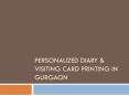 Visiting Card Printing in Gurgaon PowerPoint PPT Presentation