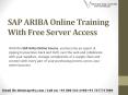 SAP Ariba Online Training | Learn SAP Ariba | SAP Ariba Training PowerPoint PPT Presentation