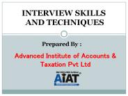 Advanced Institute of Accounting and Taxation